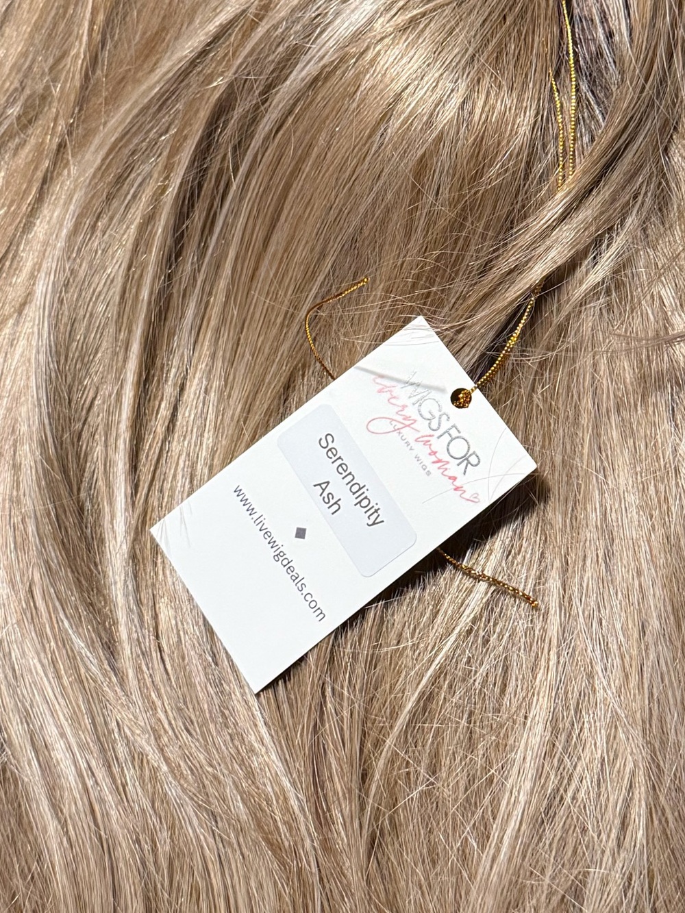 BRAND NEW Luxury Synthetic Hairpiece in Ash Blonde - Serendipity